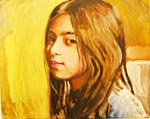 portrait 40-50cm  oil  2011
